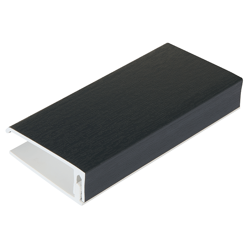 2-Part Universal Channel Cladding Trim Anthracite Grey 5m (M/F) image